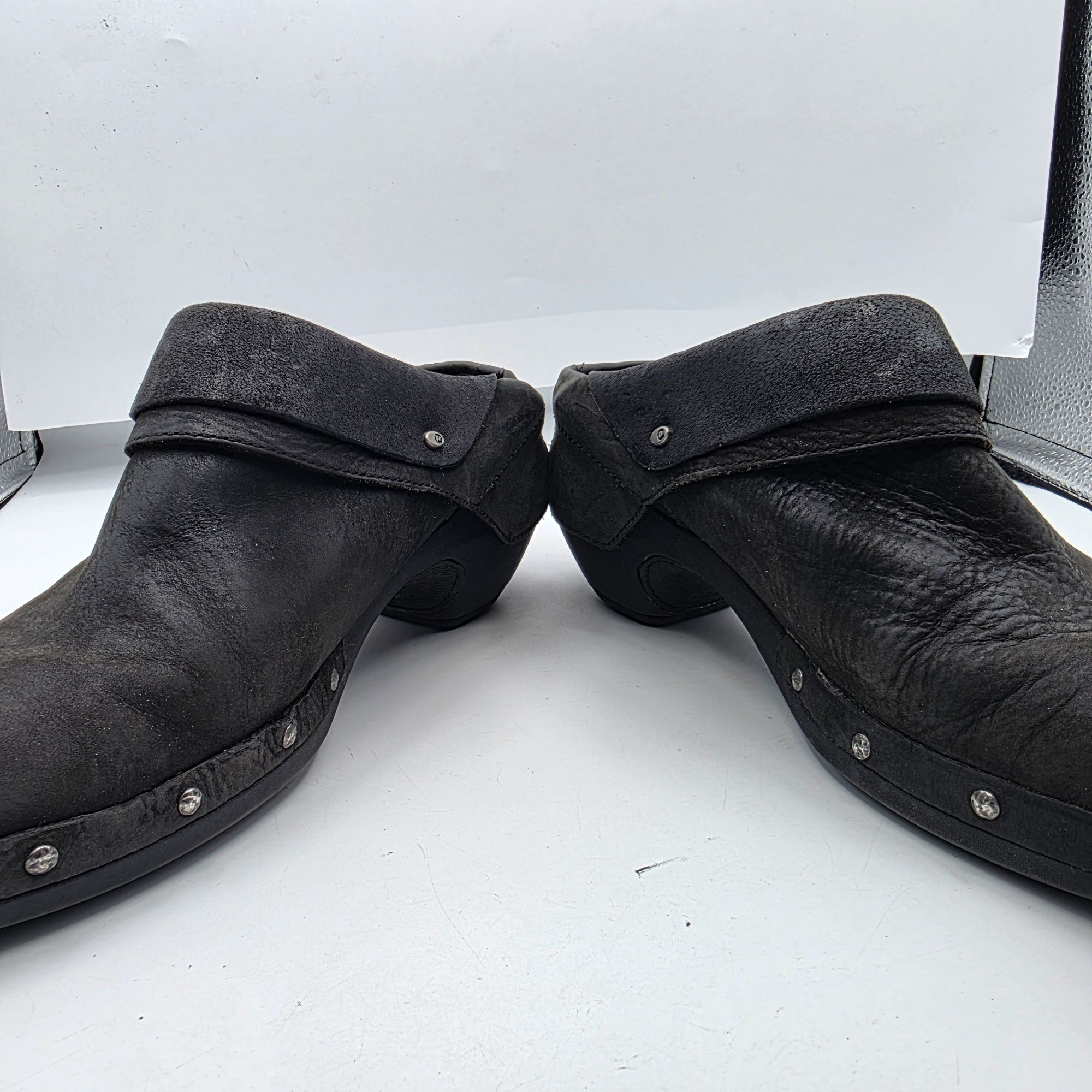 Merrell Merrell Black Leather Luxe Wrap Womens Size 9.5 Black Slip O Size US 9.5 / IT 39.5 - 3 Thumbnail
