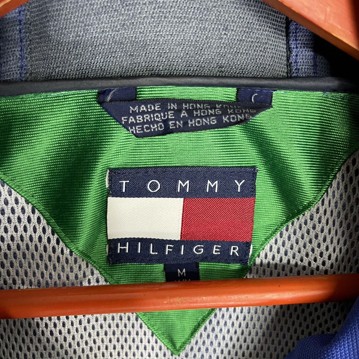 Tommy Hilfiger × Vintage Vintage Tommy Hilfiger Zipper Hoodie Jacket Blue Size US M / EU 48-50 / 2 - 7 Thumbnail
