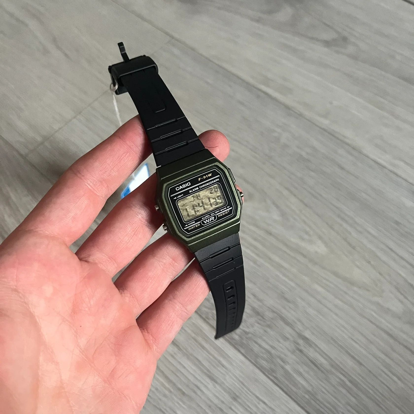 Casio Casio F-91W “Forest Camo” Military Green Digital Watch Size ONE SIZE - 5 Thumbnail