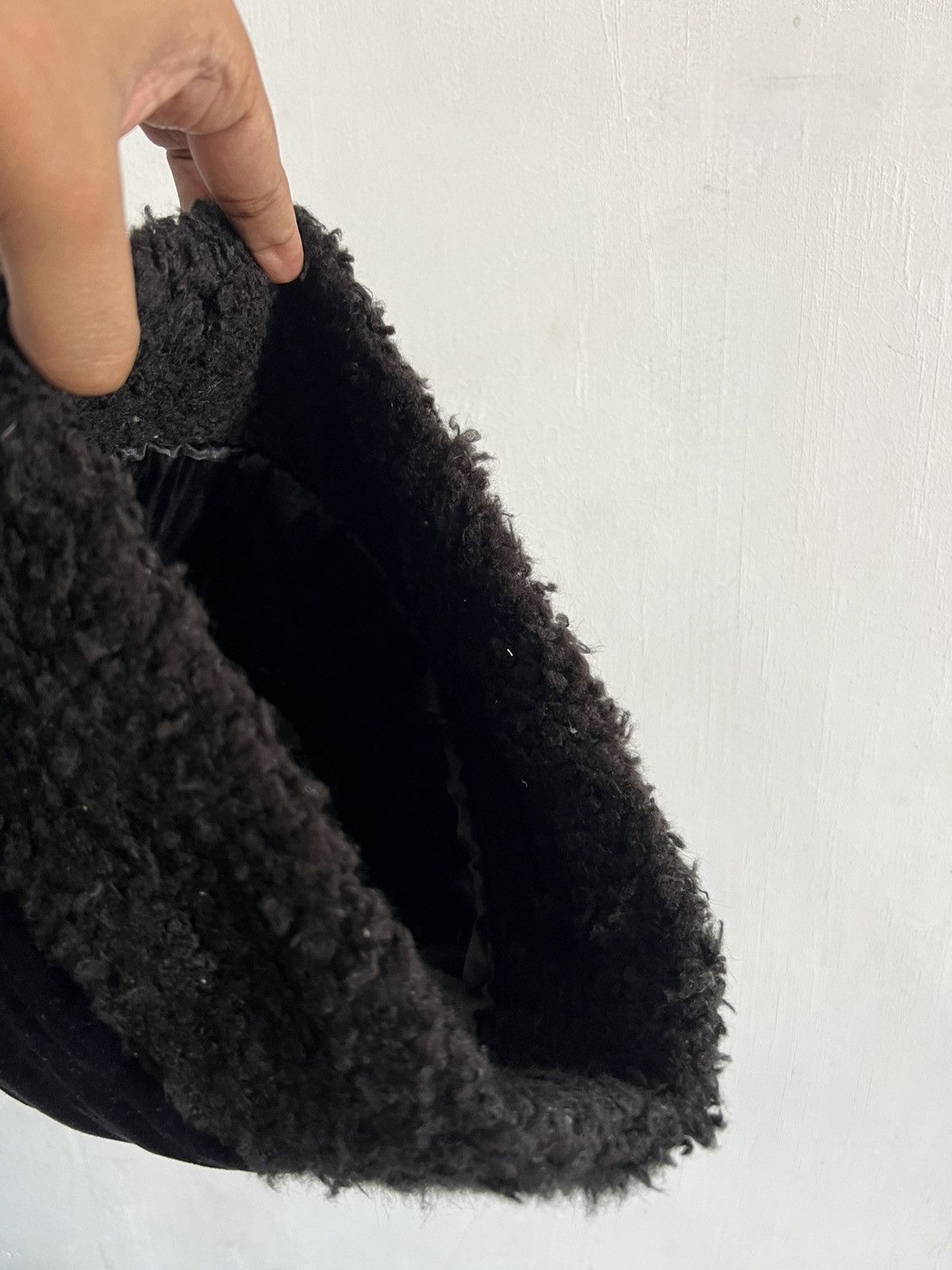 Japanese Brand Mohair Faux Fur Bucket Hat Size ONE SIZE - 7 Thumbnail