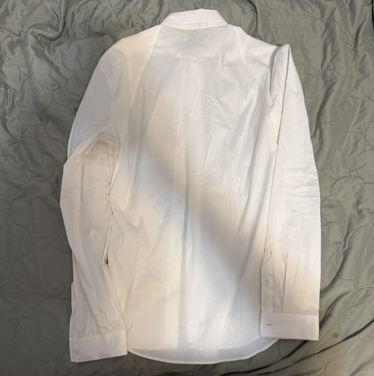 McQ Alexander McQueen Alexander McQueen McQ White Button Up Sparrow/Skull Logo Size US M / EU 48-50 / 2 - 2 Thumbnail