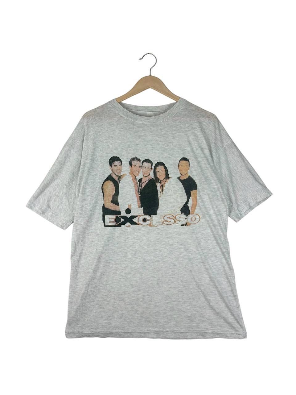 Band Tees × Vintage Vintage Excesso Band T-Shirt – 90s Latin Pop Graphic Size US L / EU 52-54 / 3 - 1 Thumbnail
