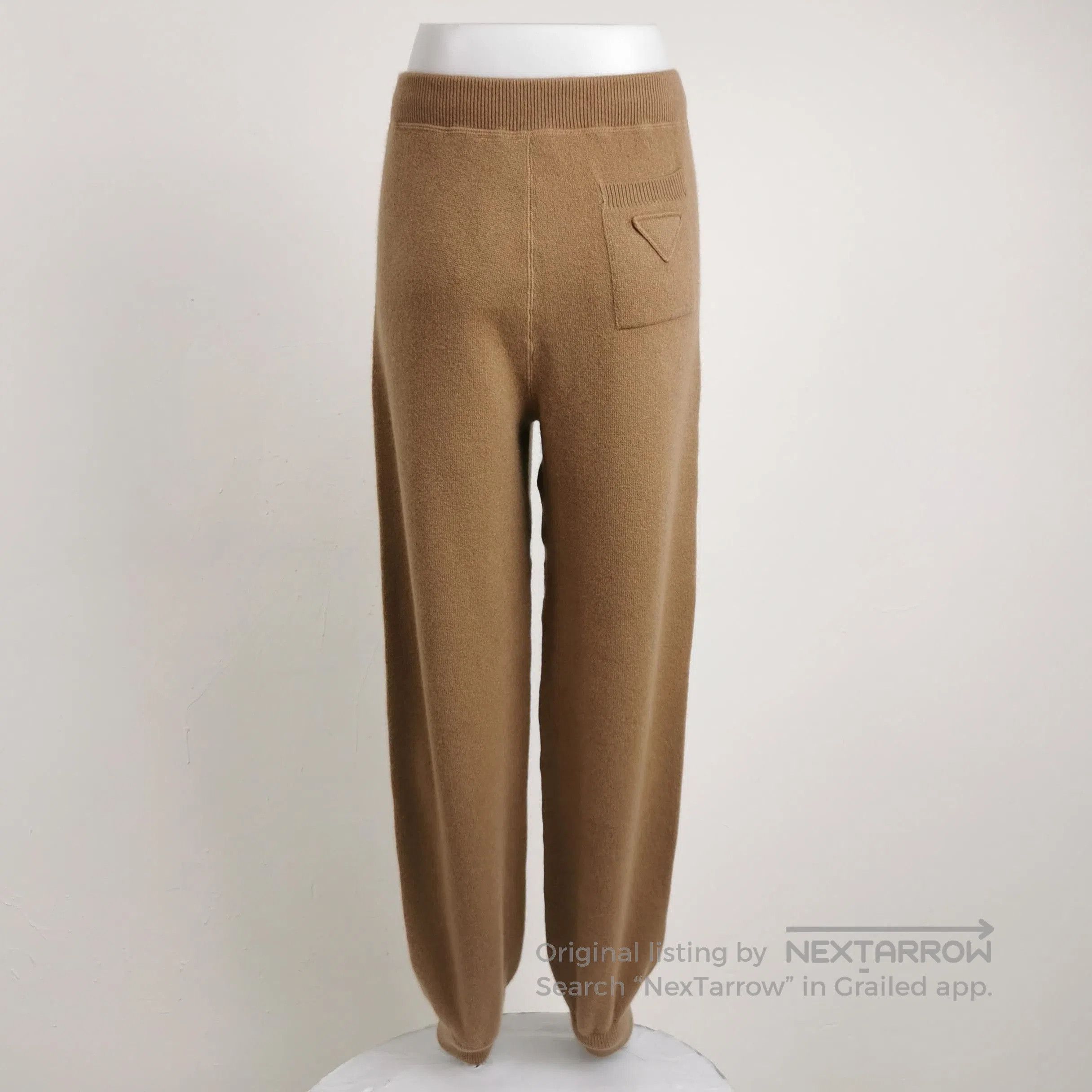 Prada Prada Cashmere Logo Pants in Solid Color . Size 41" - 1 Thumbnail