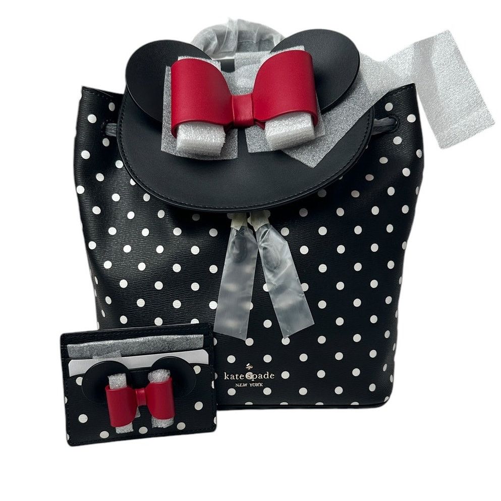 Kate Spade Minnie Backpack and matching card holder Card