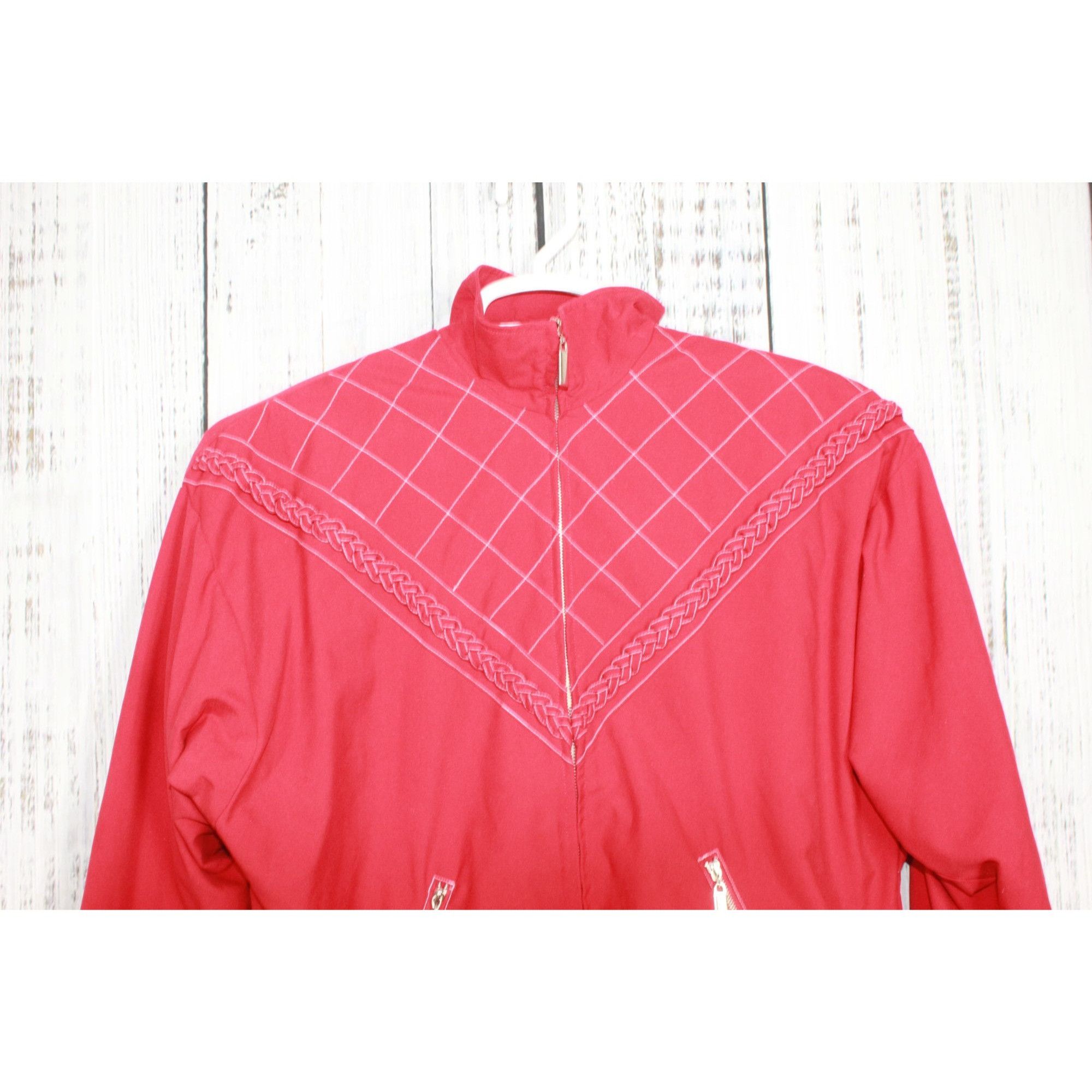 Other Vintage Teddi Red Retro Utility Windbreaker Women’s SP Size S / US 4 / IT 40 - 10 Thumbnail