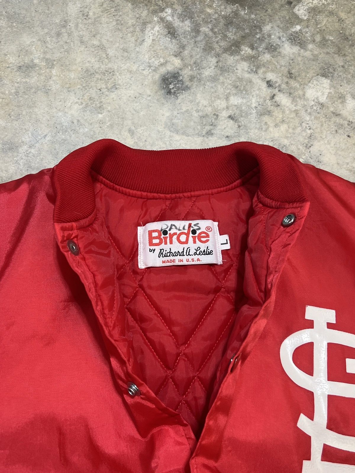 MLB vintage 80s St Louis Cardinals MLB baseball varsity jacket Size US L / EU 52-54 / 3 - 7 Thumbnail