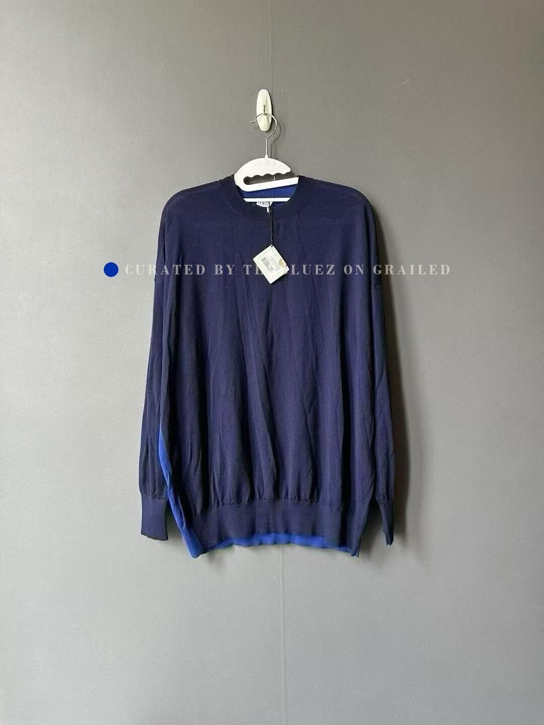 Loewe Loewe Blue Patchwork Embroidered Logo Knit Size US S / EU 44-46 / 1 - 1 Preview