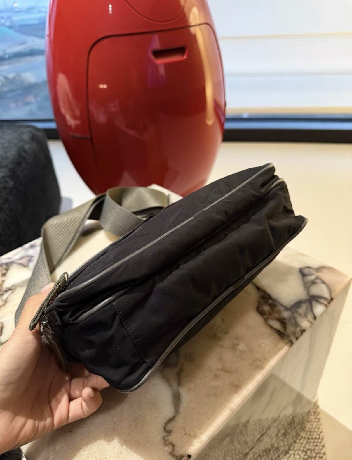 Prada Prada Vintage 90s Label Parachute Crossbody Camera Bag J36 Size ONE SIZE - 4 Thumbnail