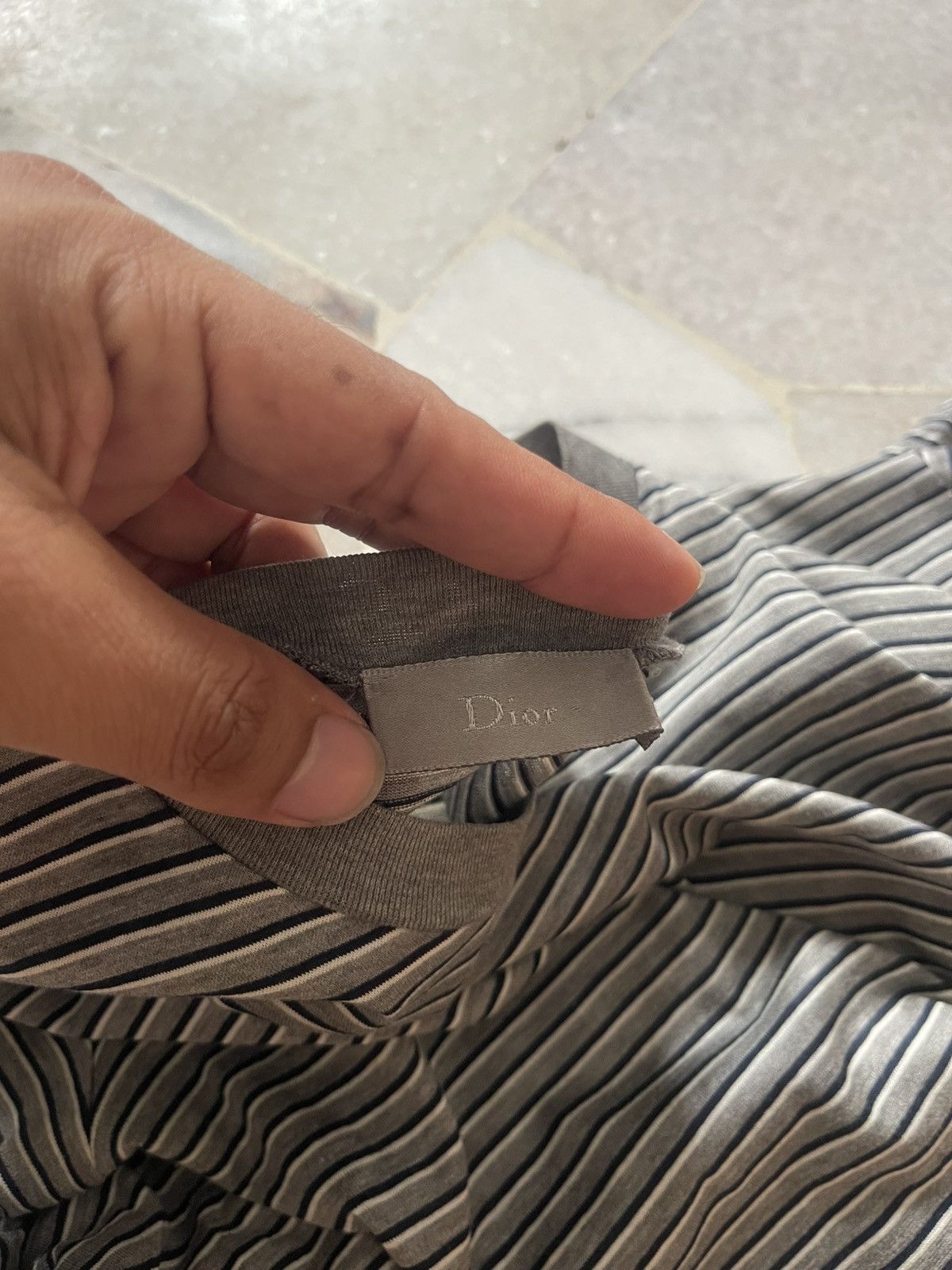 Dior × Hedi Slimane SS2006 Dior Homme Stripe Bee By Hedi Slimane Size US S / EU 44-46 / 1 - 14 Thumbnail