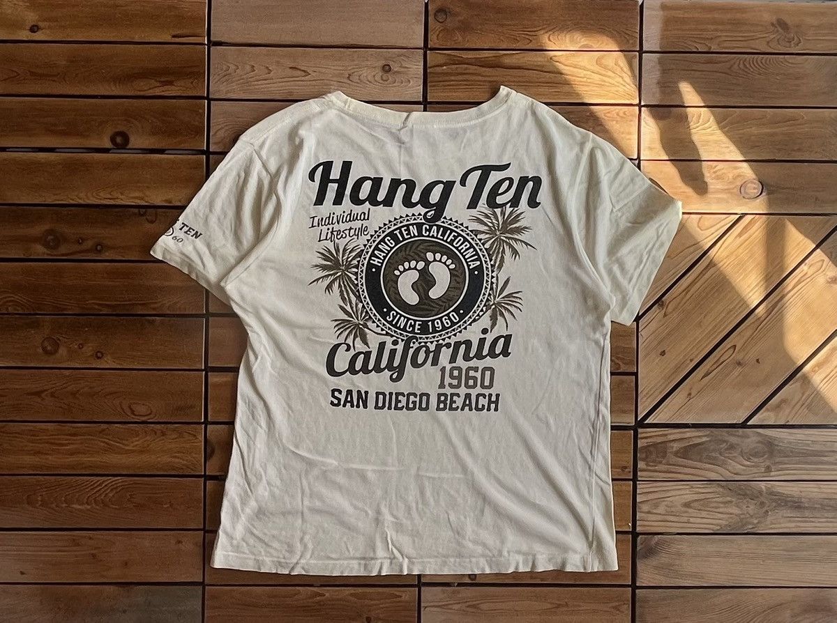 Hang Ten × Vintage Vintage Hang Ten T shirt California Size US L / EU 52-54 / 3 - 4 Thumbnail