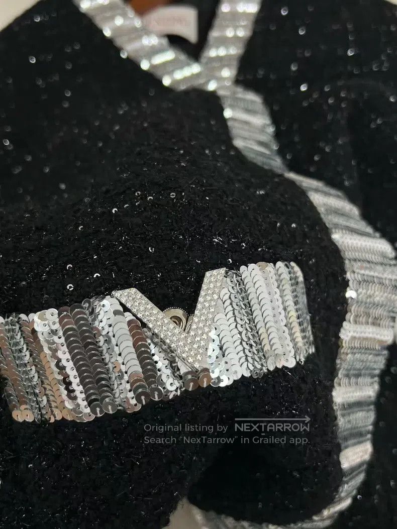 Valentino Valentino V-neck sequin cardigan jacket Size S / US 4 / IT 40 - 5 Thumbnail