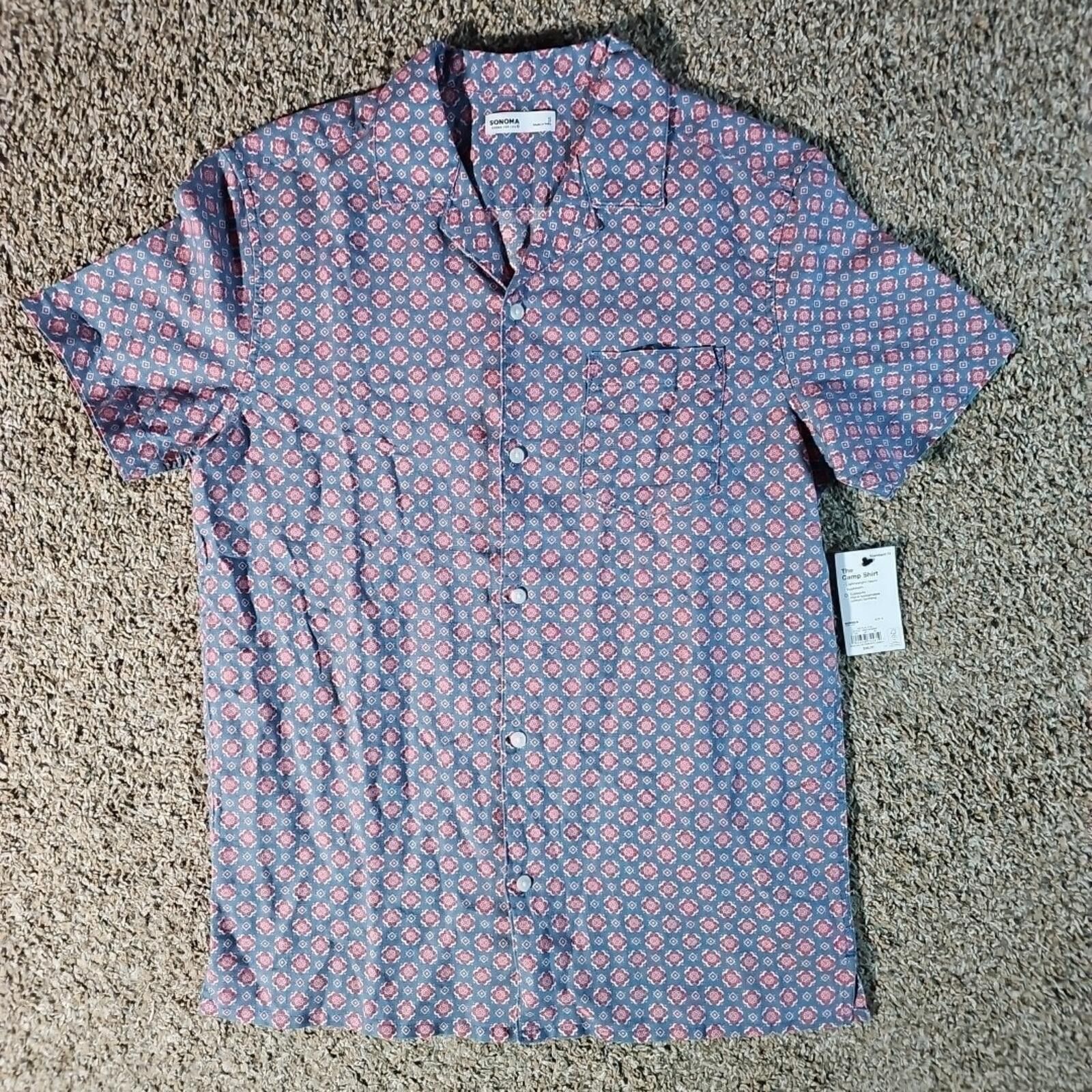 Sonoma Sonoma The Camp Shirt S NWT Linen button Up Size US S / EU 44-46 / 1 - 1 Thumbnail