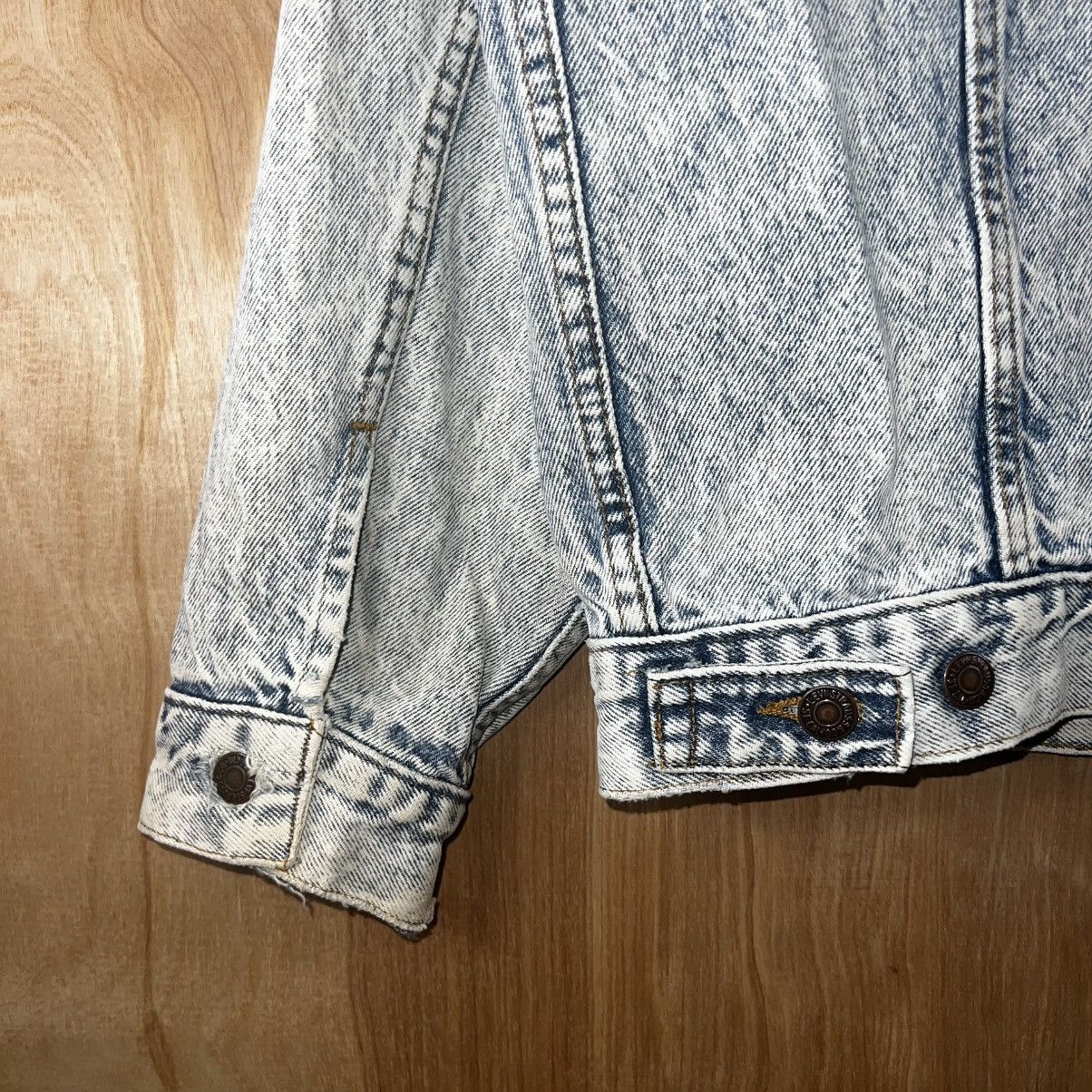Levi's VINTAGE 70s LEVI’S TRUCKER JACKET DENIM USA MADE ACID WASH Size US M / EU 48-50 / 2 - 9 Thumbnail