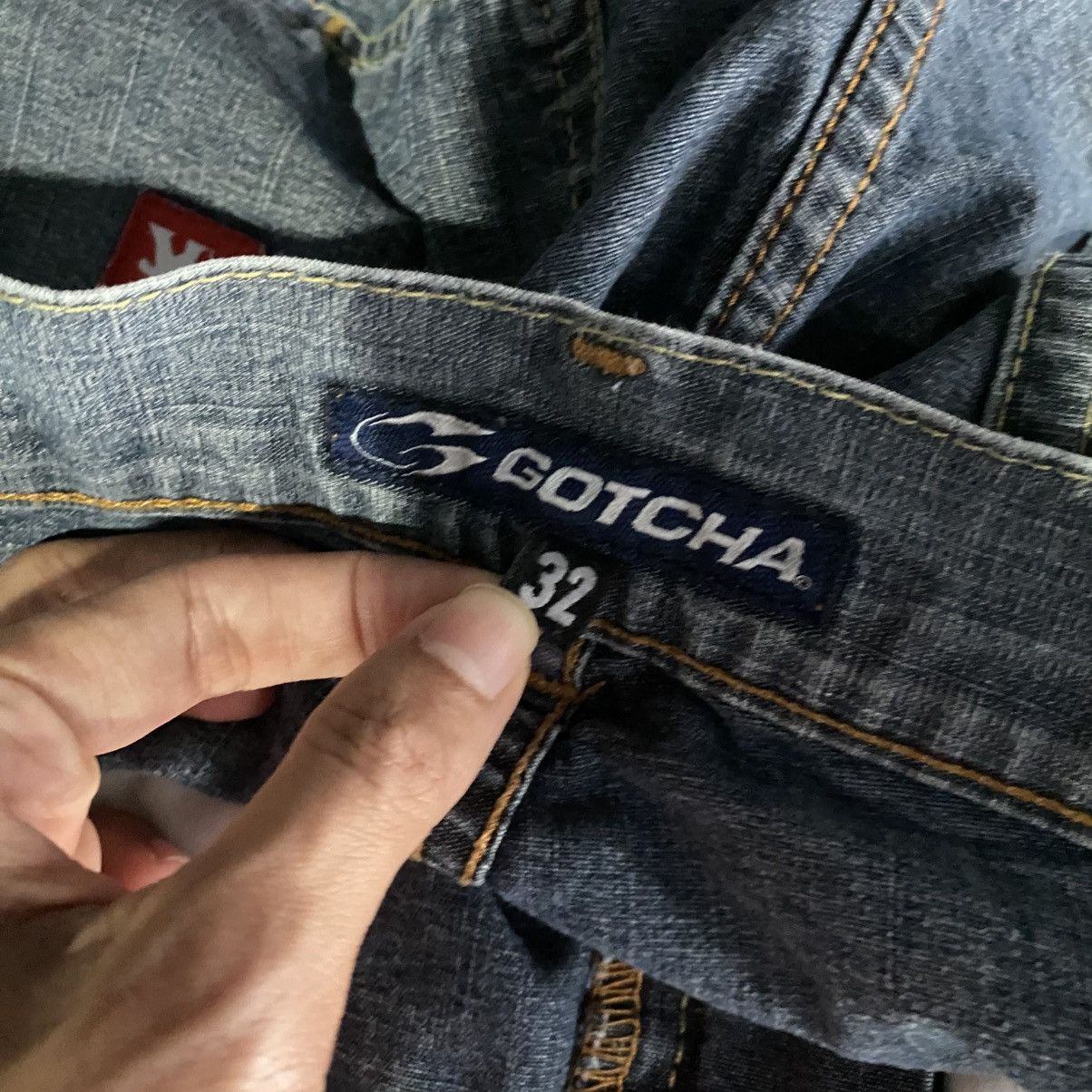 Gotcha SALES🔥Vintage Gotcha Washed Blue Loose 950 Rinse Jeans Pants Size US 36 / EU 52 - 17 Thumbnail