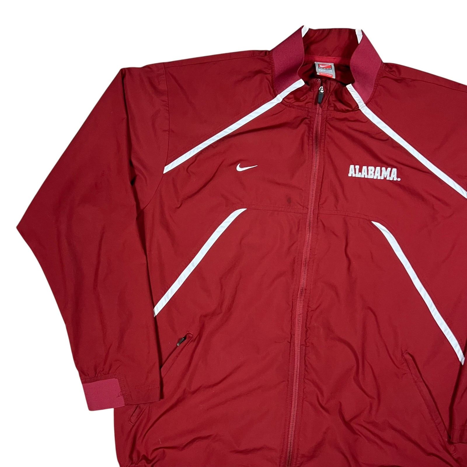Nike × Vintage Y2K Nike University of Alabama Roll Tide faded windbreaker Size US XL / EU 56 / 4 - 4 Thumbnail