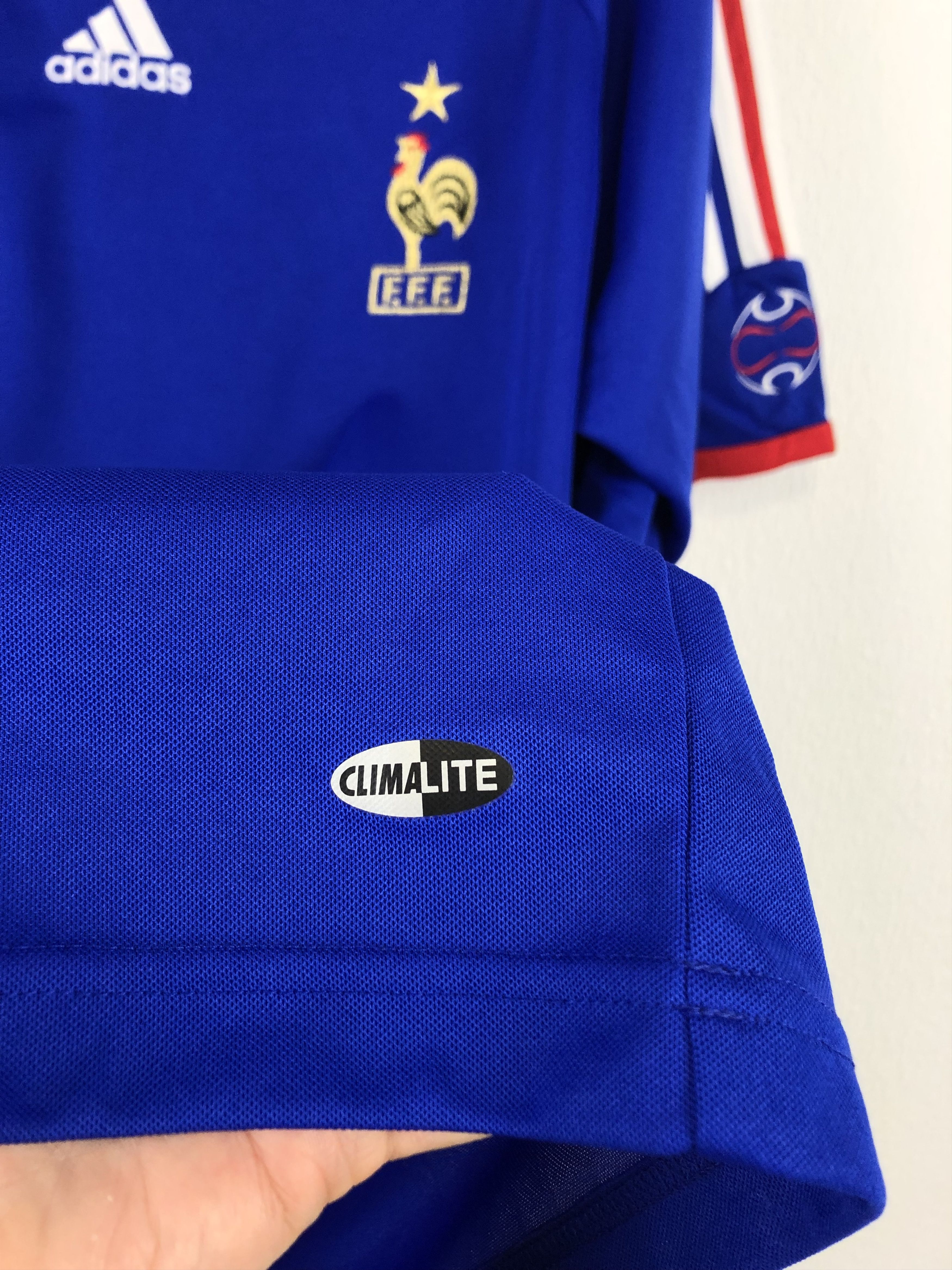 Adidas Vintage France Home football shirt 2005 Soccer Jersey Rare Size US XL / EU 56 / 4 - 5 Thumbnail