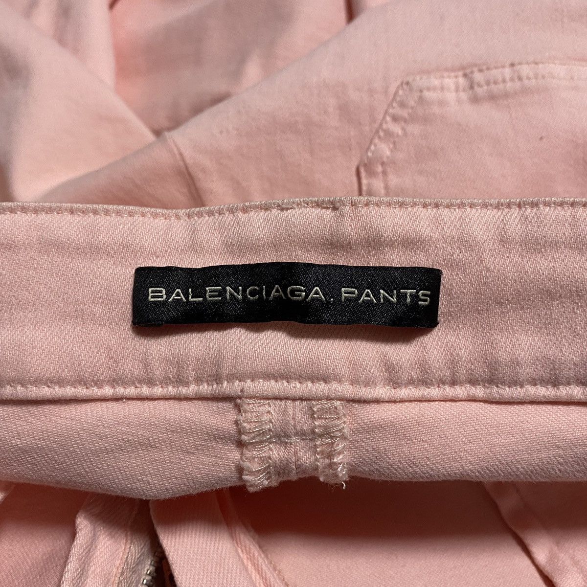 Balenciaga Womens 2012 Balenciaga Pink Slim Stretch Trousers Pant Jeans Size 25" / US 0 / IT 36 - 11 Thumbnail