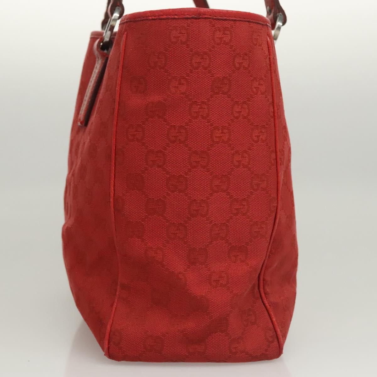Gucci GUCCI GG Canvas Shoulder Bag Red Size ONE SIZE - 5 Thumbnail