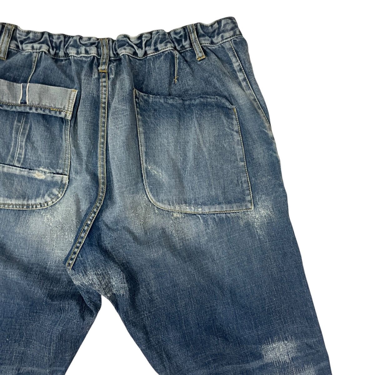 Japanese Brand Vintage Aozora Selvedge Redline Denim Jeans Size US 32 / EU 48 - 8 Thumbnail