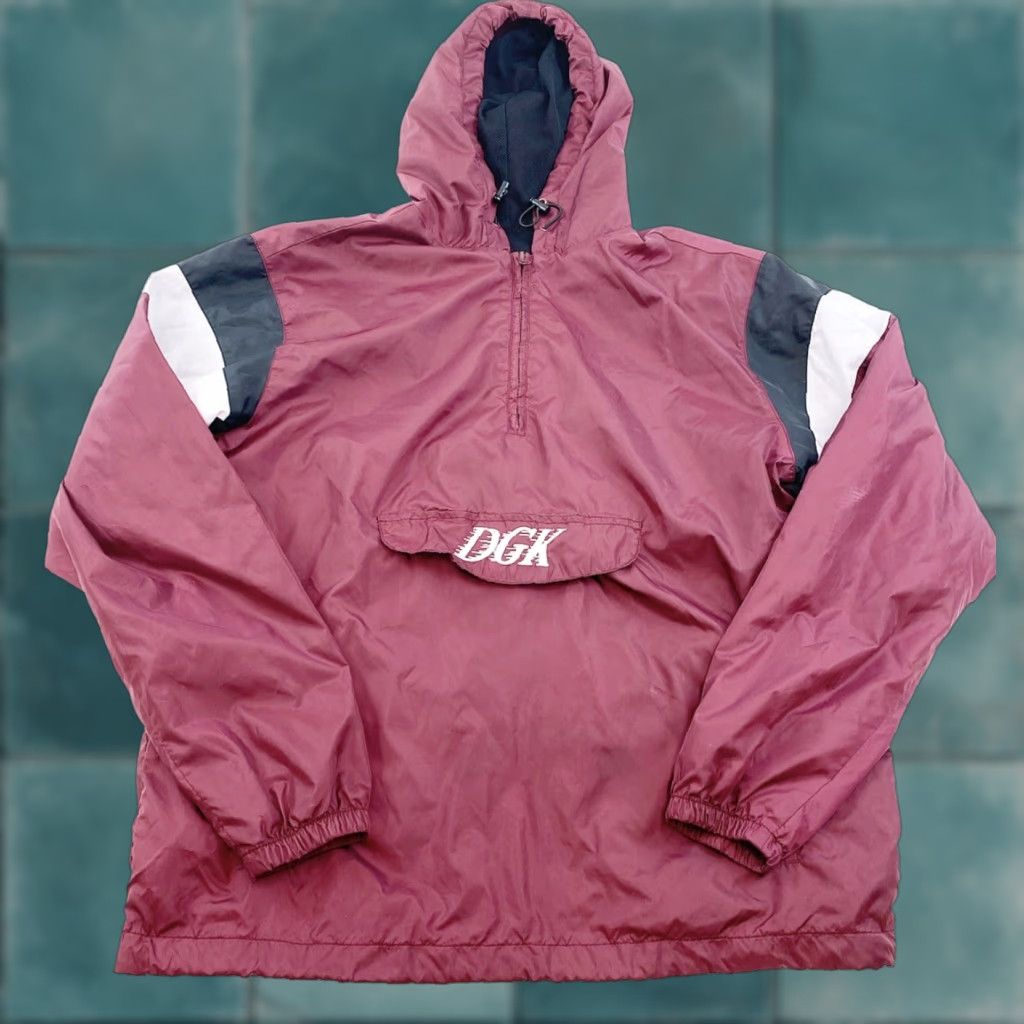 DGK DGK Anorak Jacket Mens Medium Red Size US M / EU 48-50 / 2 - 1 Thumbnail