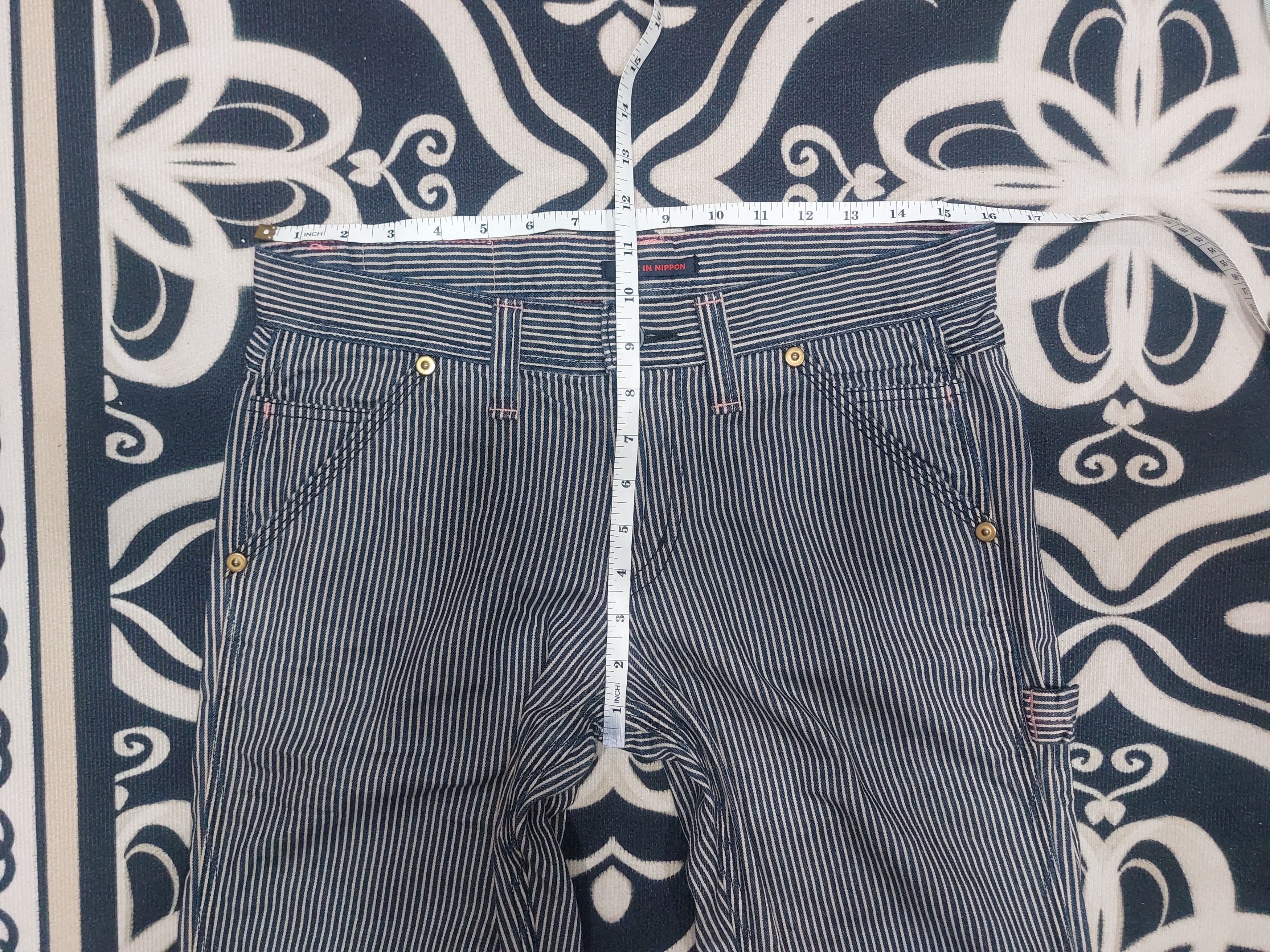Japanese Brand × Jean HICKORY STRIPE ET BOITE JAPANESE JEANS Size US 32 / EU 48 - 17 Thumbnail