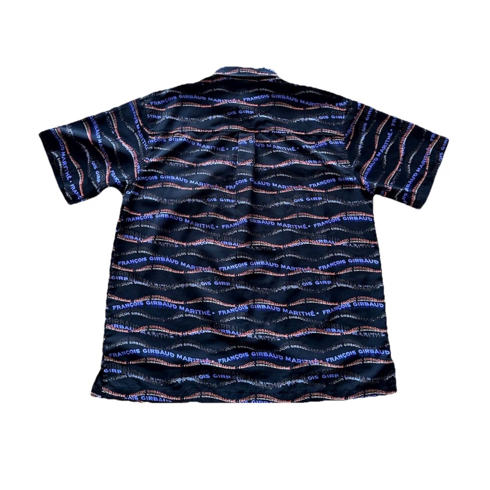 Vintage VTG 90s Le Jean De Marithe Francois Girbaud Shirt Size L AOP Spellout Button Up Size US L / EU 52-54 / 3 - 7 Thumbnail