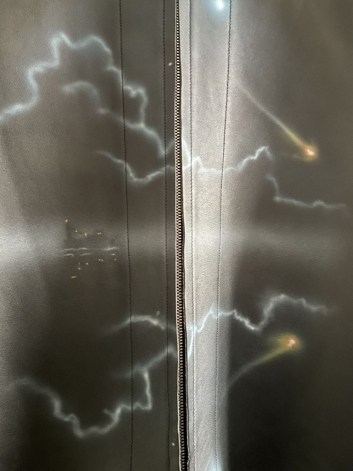 Stefan Cooke *SAMPLE* Stefan Cooke x Will Bond Airbrushed Leather Vest Size US M / EU 48-50 / 2 - 3 Thumbnail