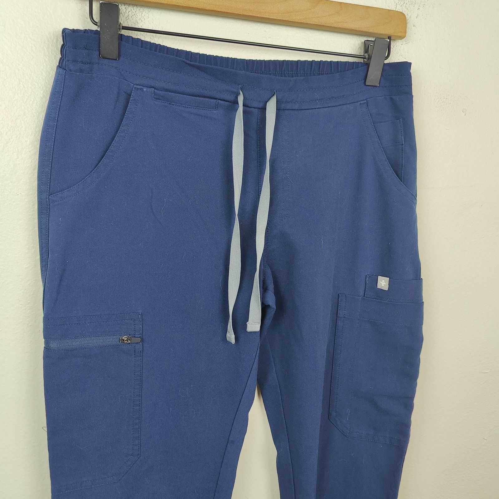 Other Figs Yola Skinny Scrub Pants Womens XXS T Tall Navy Blue Size 24" / US 00 / IT 34 - 2 Thumbnail