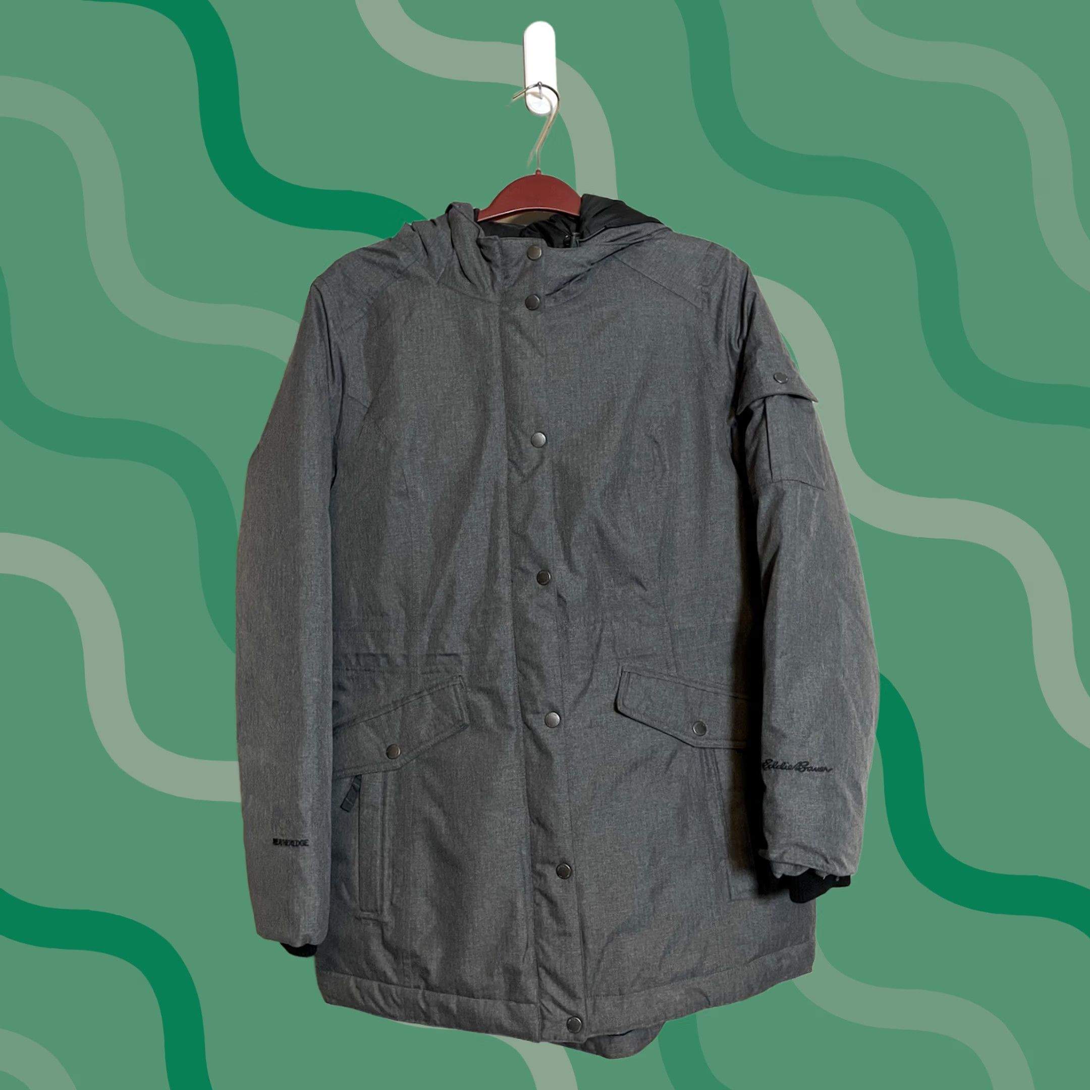Eddie Bauer Eddie Bauer Weatheredge Goose Down Parka Women’s Jacket Parka Weatheredge Grey L Womens Type Jacket Winter Regular Size Large Gray Size L / US 10 / IT 46 - 1 Thumbnail