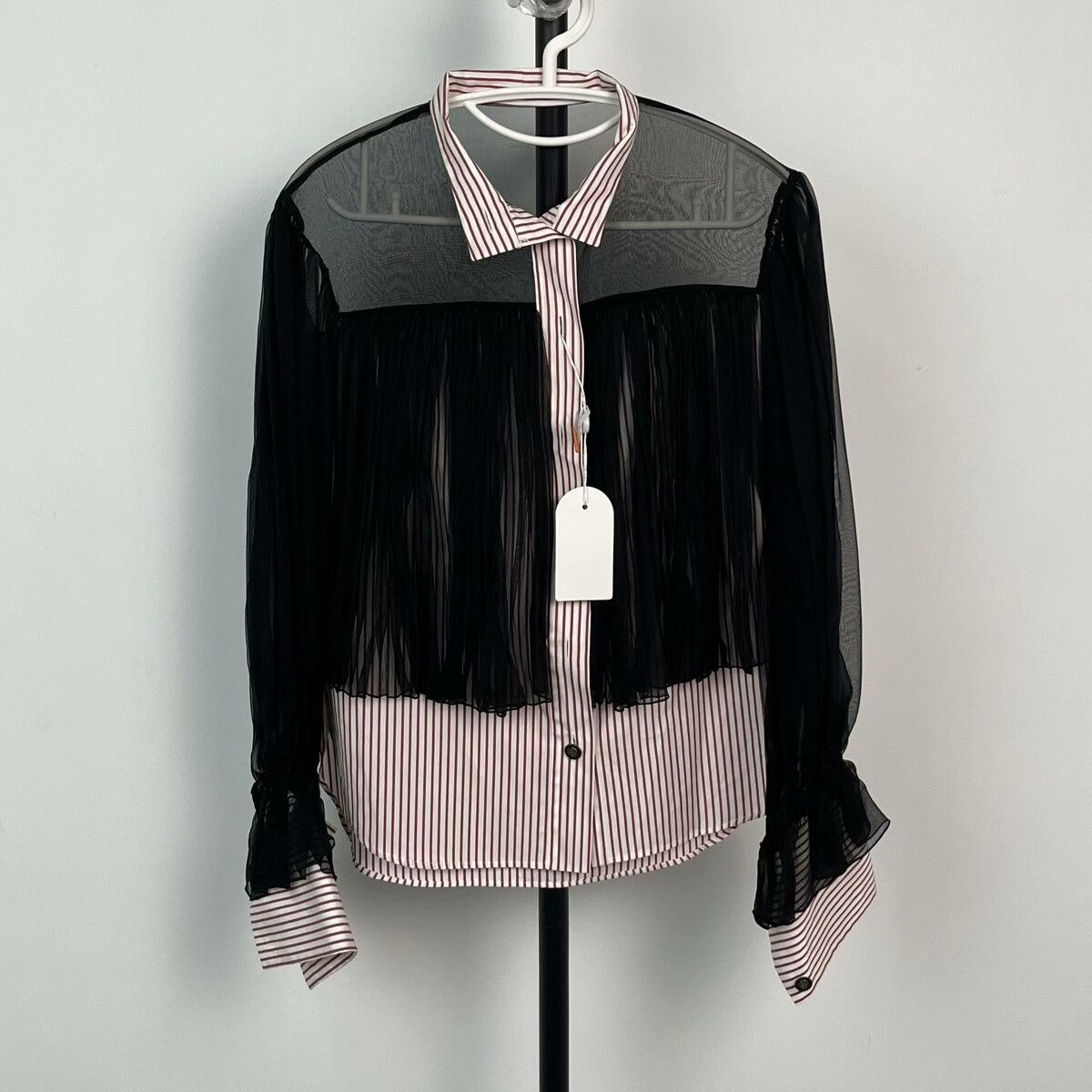 Chanel Chanel Lace Patchwork Shirt Size XXS / US 00 / IT 34 - 1 Thumbnail
