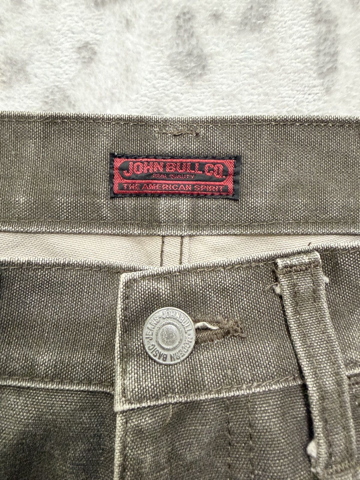 Johnbull Johnbull Y2K Distressed Faded Claw Whiskers Straight Denim Size US 28 / EU 44 - 14 Thumbnail