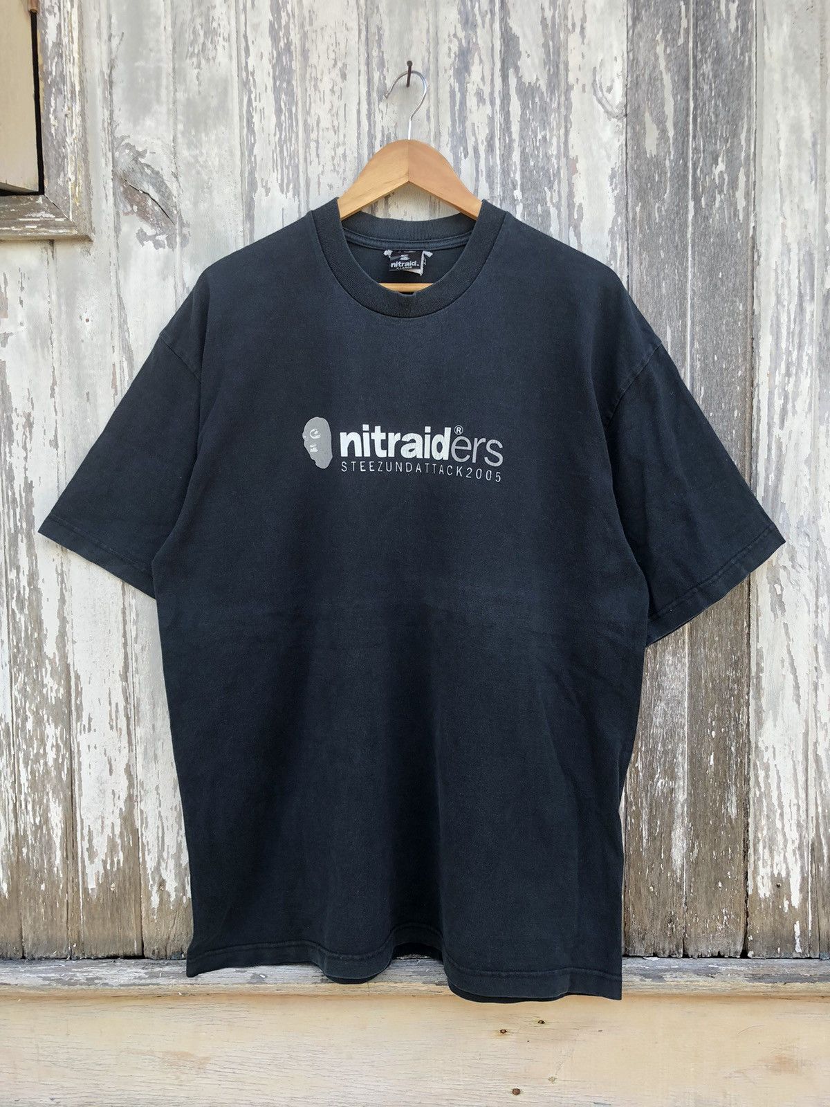 Nitraid × Vintage RARE Vintage Y2K Nitraiders Steezundattack 2005 Tshirts Size US XL / EU 56 / 4 - 1 Thumbnail