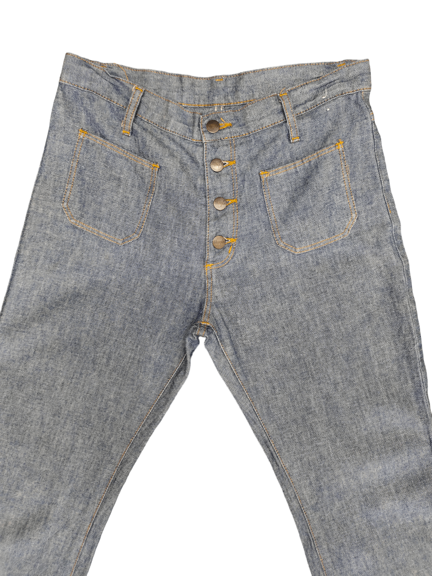 If Six Was Nine Flare Jeans Wrangler Denim Boot Cut Bell Bottom Size US 31 - 4 Thumbnail