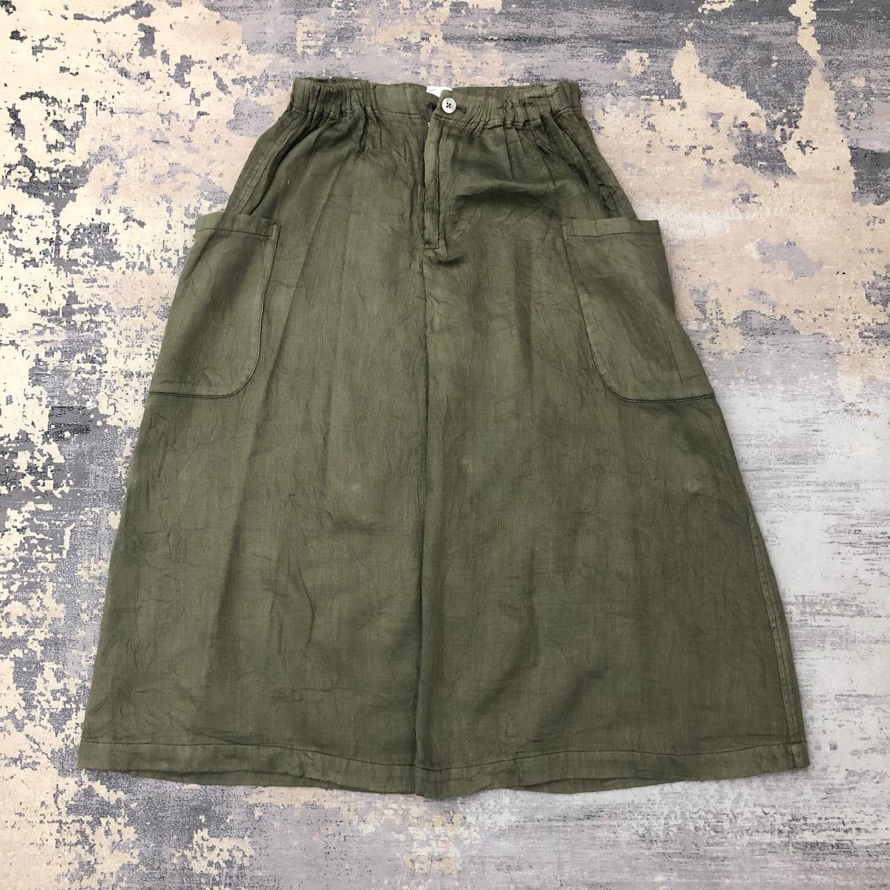 image of P829 Issey X 1 Mile Plantation Skirts in Green, Women's (Size 26)