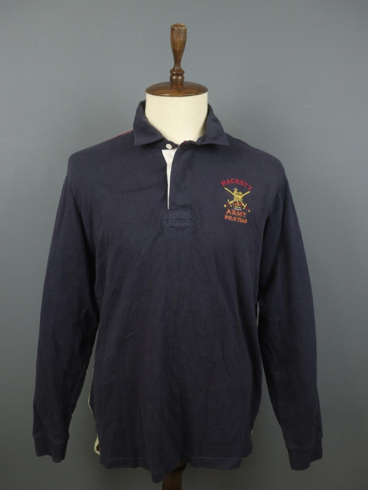 Hackett Hackett 1 Army Polo Team Raglan Sleeve Shirt Size XL Size US XL / EU 56 / 4 - 1 Thumbnail