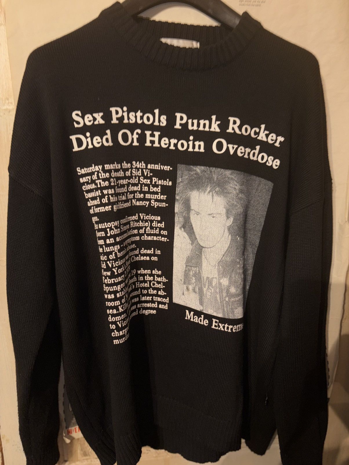 Other Darby Crash Crewneck Sweater Size US XL / EU 56 / 4 - 1 Thumbnail