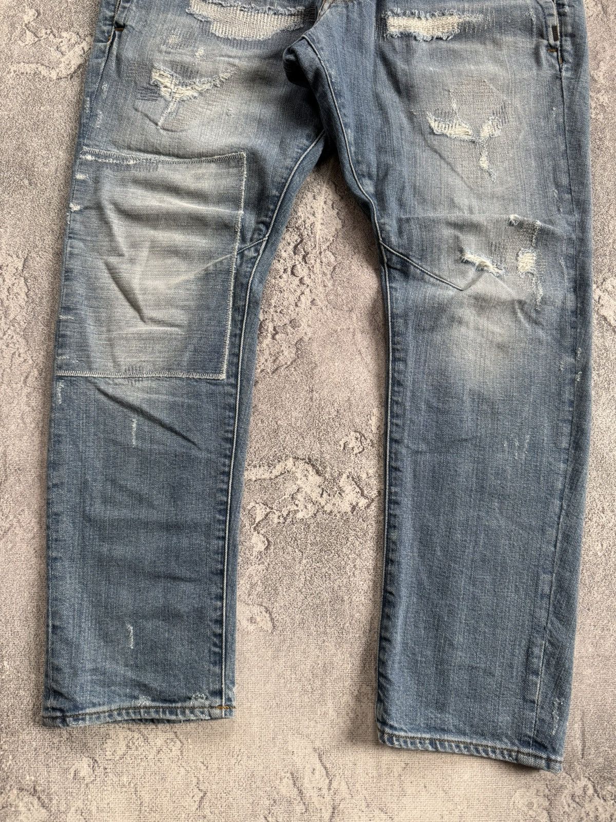 G-Star G star raw 32/30 D-Staq 3D Slim distressed denim pants jeans Size US 32 / EU 48 - 7 Thumbnail