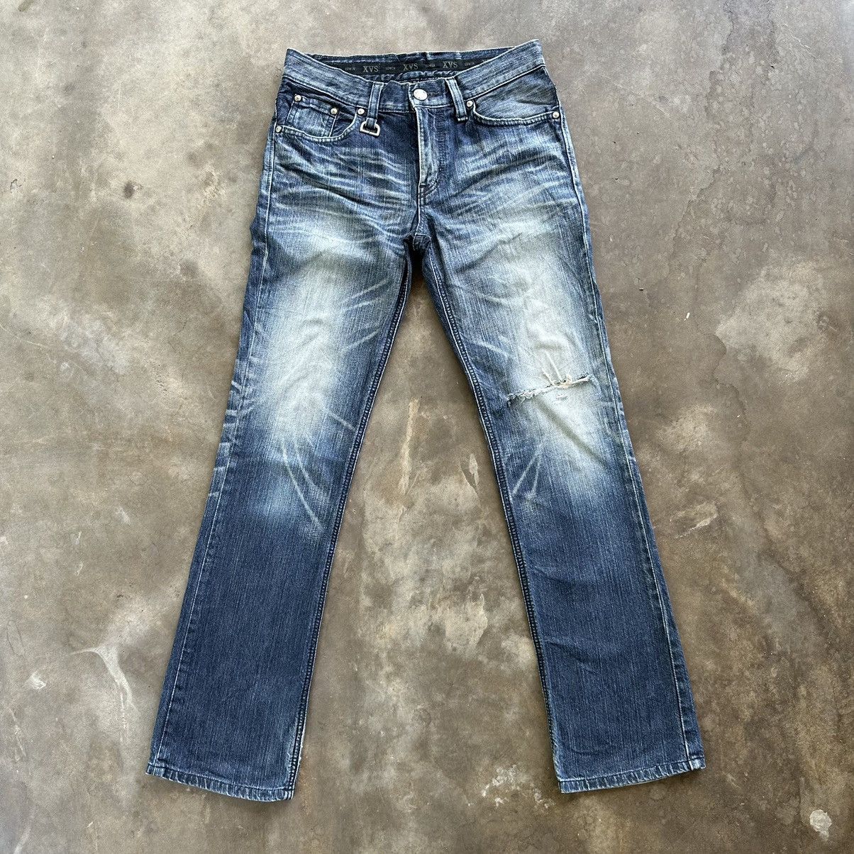 Edwin × Jean × Vintage Vintage Edwin Distressed Faded Denim Jean Pant W30 Size US 30 / EU 46 - 1 Thumbnail