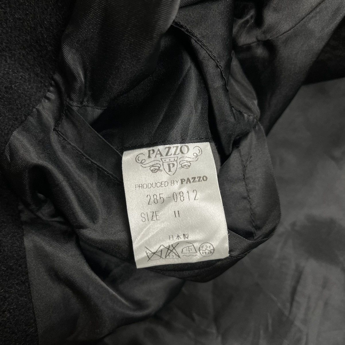 20471120 291295=Homme asymmetrical wool work jacket Size US M / EU 48-50 / 2 - 8 Thumbnail