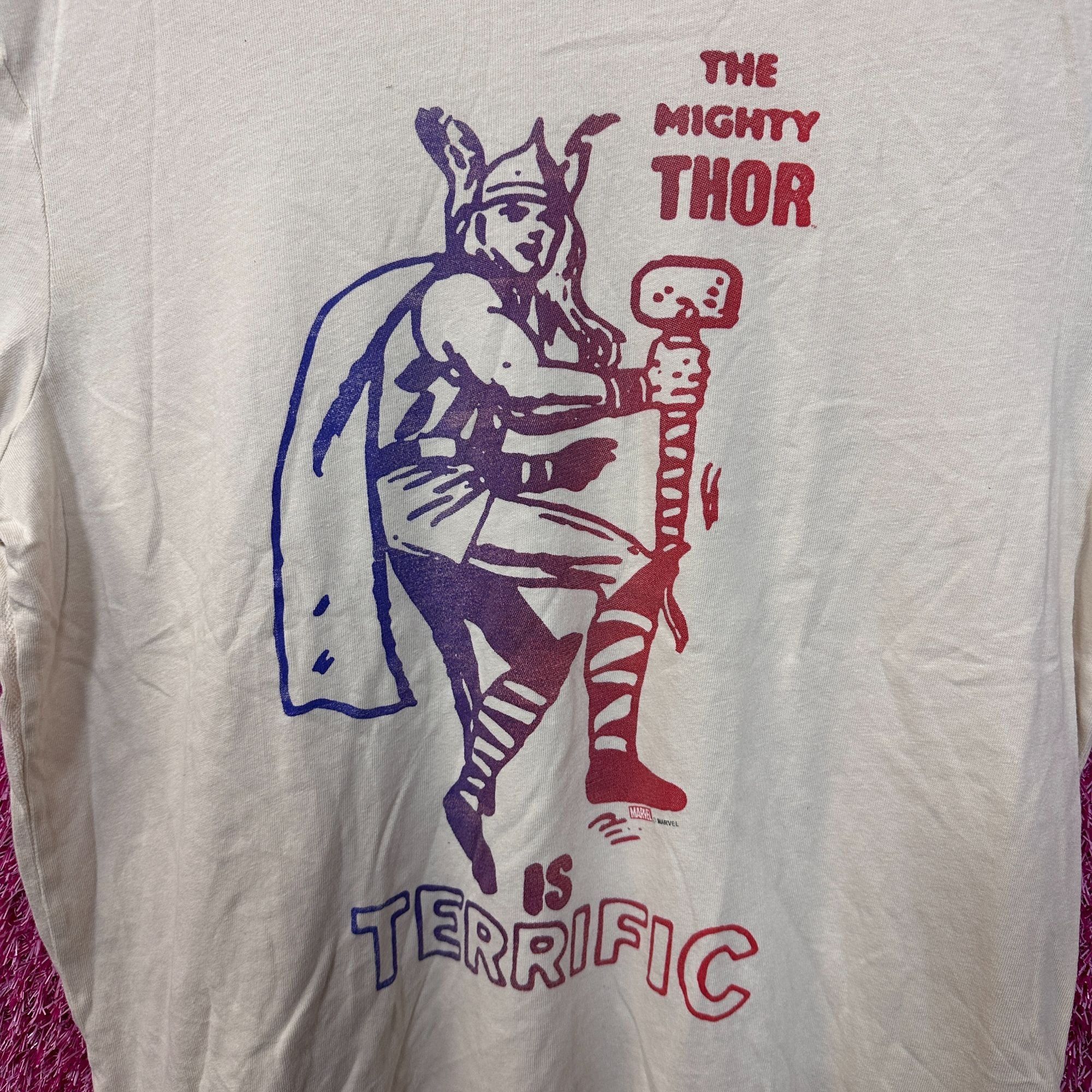 Marvel Comics The Mighty Thor is Terrific Marvel Comics Oversized Tee L Size US L / EU 52-54 / 3 - 2 Thumbnail