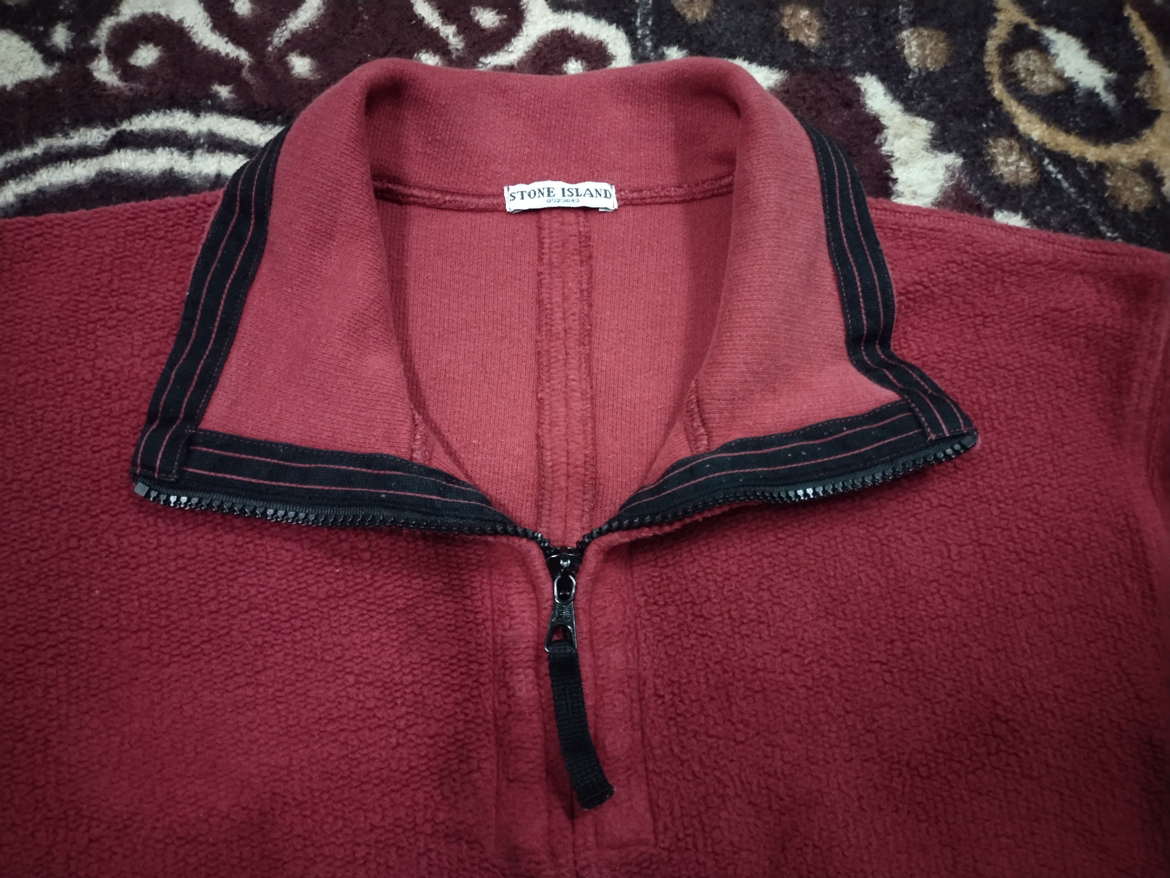 Stone Island Vintage 90's Stone Island Half Zipper Lampo Sweatshirt Size US S / EU 44-46 / 1 - 9 Thumbnail