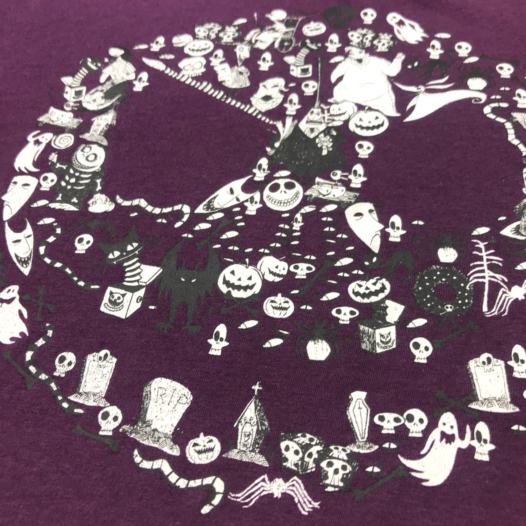 Disney Disney Nightmare Before Christmas Pajama Top Womens Large 12-14 Sleepwear Burton Size L / US 10 / IT 46 - 4 Thumbnail