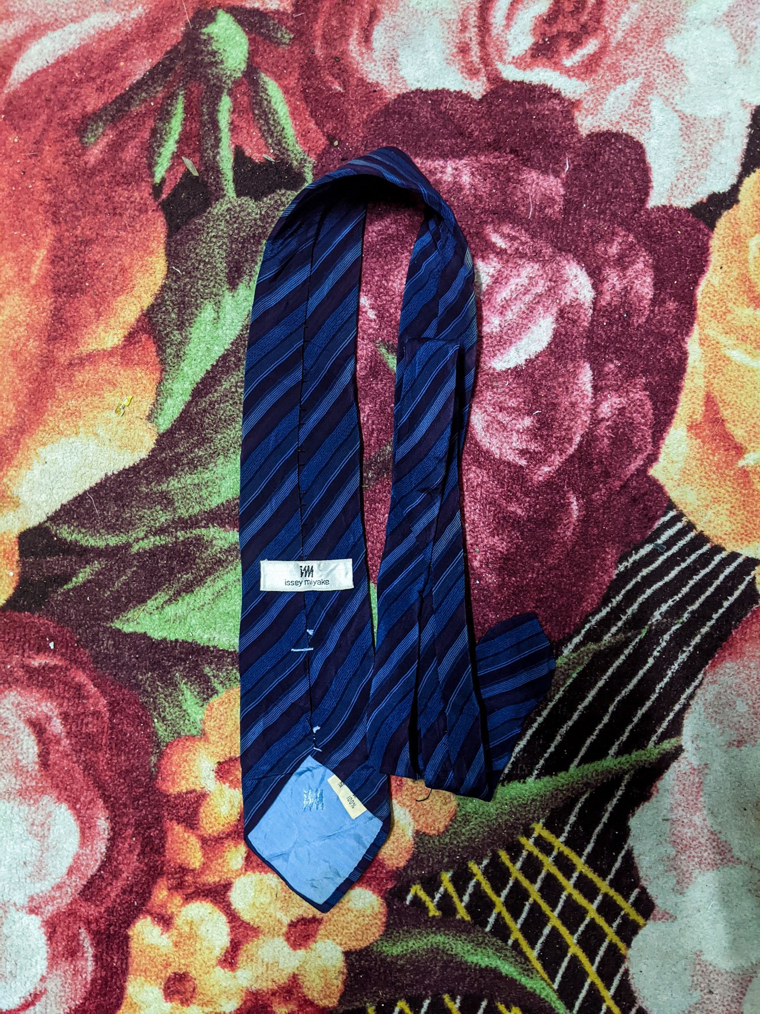 Issey Miyake Vintage Issey Miyake Silk Tie Size ONE SIZE - 1 Thumbnail