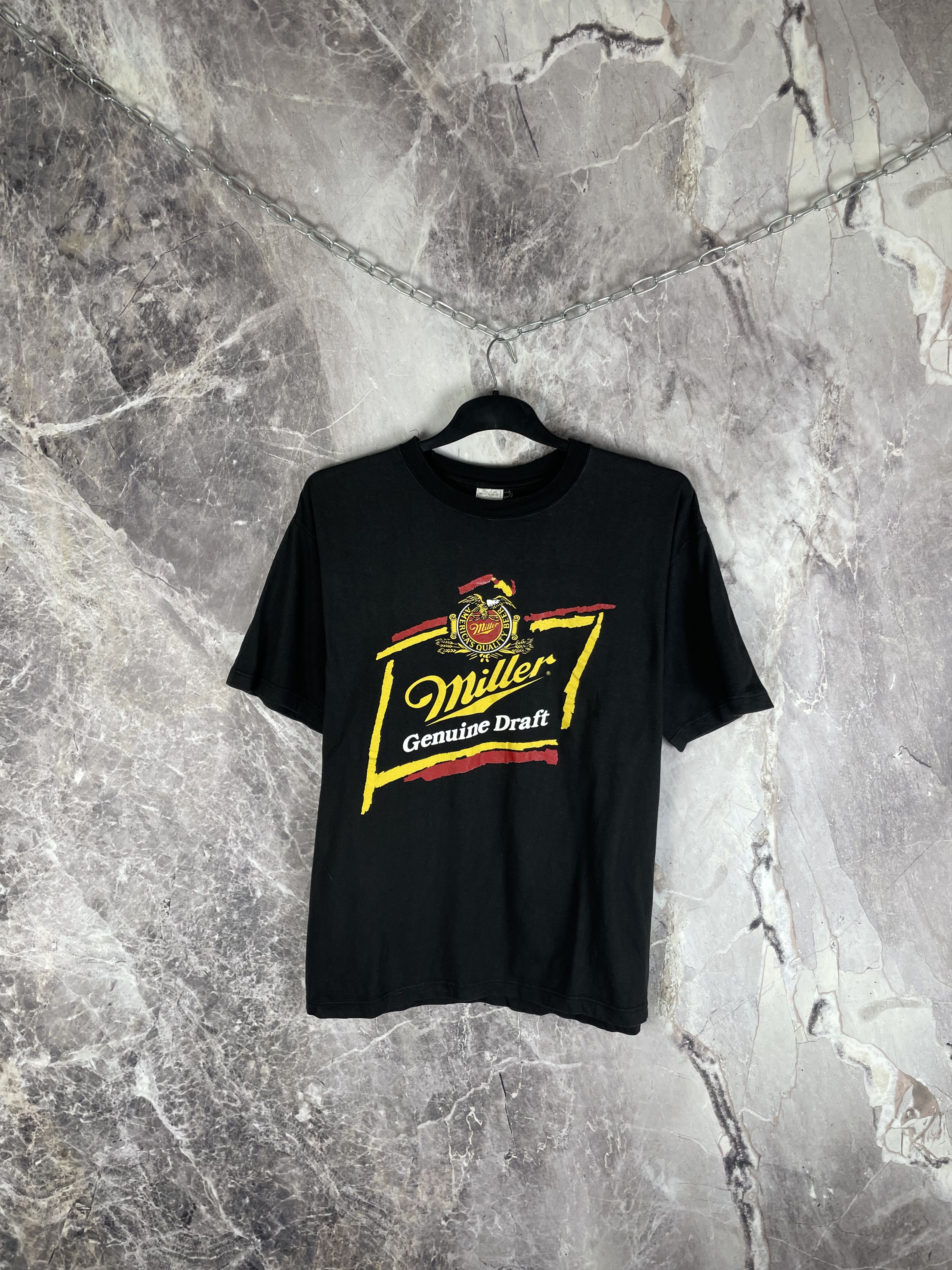 Vintage Miller beer vintage tee single stitch 90s Size US XXL / EU 58 / 5 - 1 Thumbnail