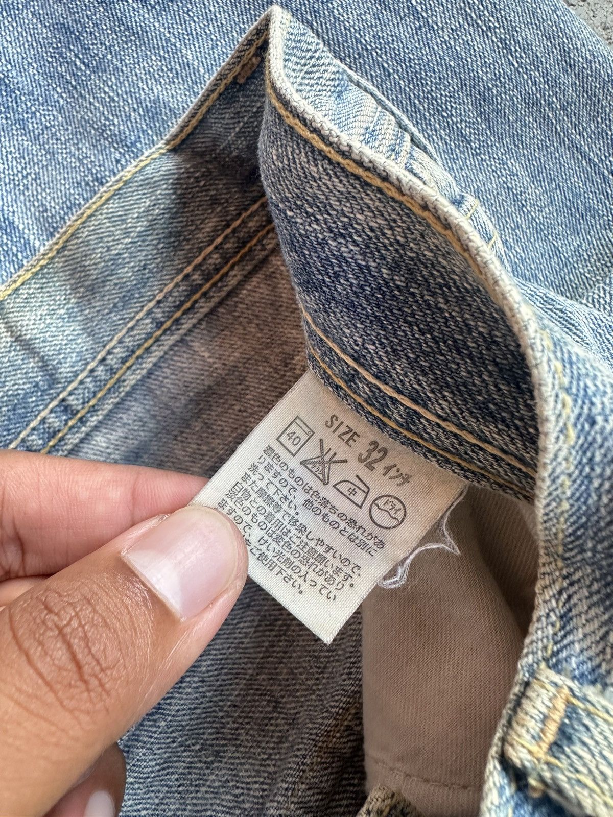 Levi's 👹Vintage 90s Levis Straight Cut Baggy Jeans Size US 31 - 6 Thumbnail