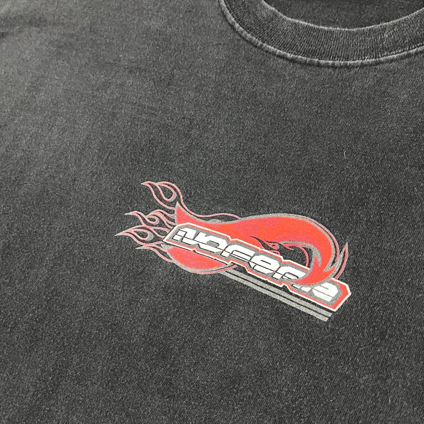 No Fear VTG No Fear Graphic T-Shirt Mens XL Faded Black Skater Grunge Sleeve Flames 90s Size US XL / EU 56 / 4 - 4 Thumbnail