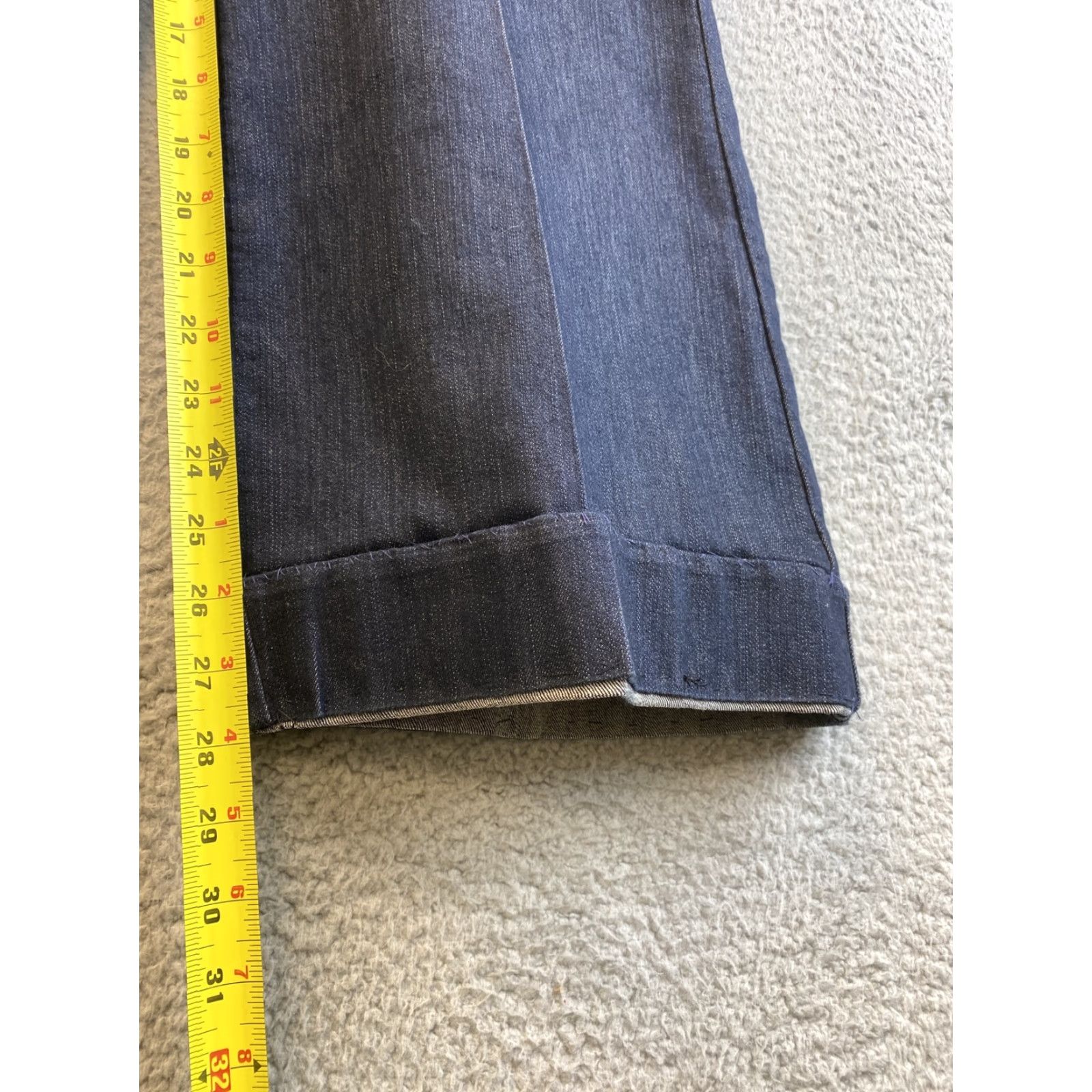 Michael Kors MICHAEL KORS Modern Trouser Jeans Women’s Size 8 Black Dark Wash Wide Leg Size 30" / US 8 / IT 44 - 6 Thumbnail