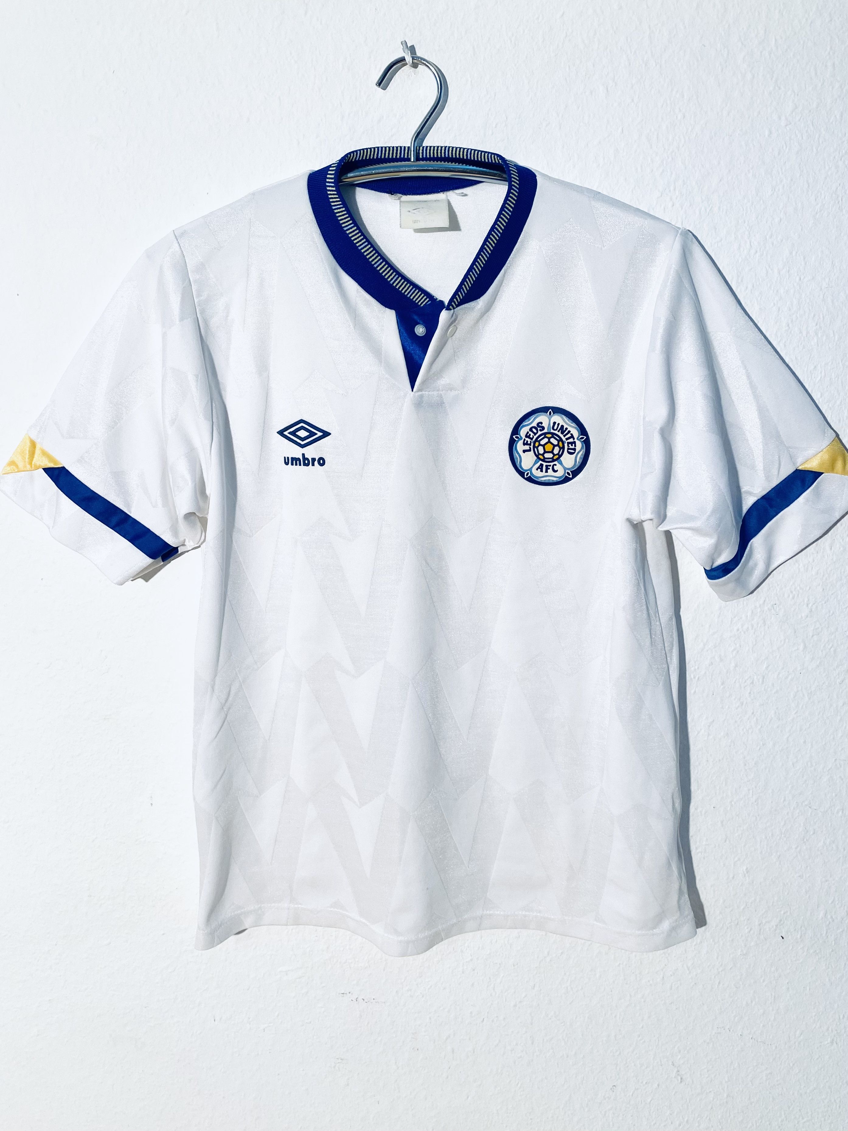Leeds United Adult S Home Football Shirt 1990 1991 Umbro