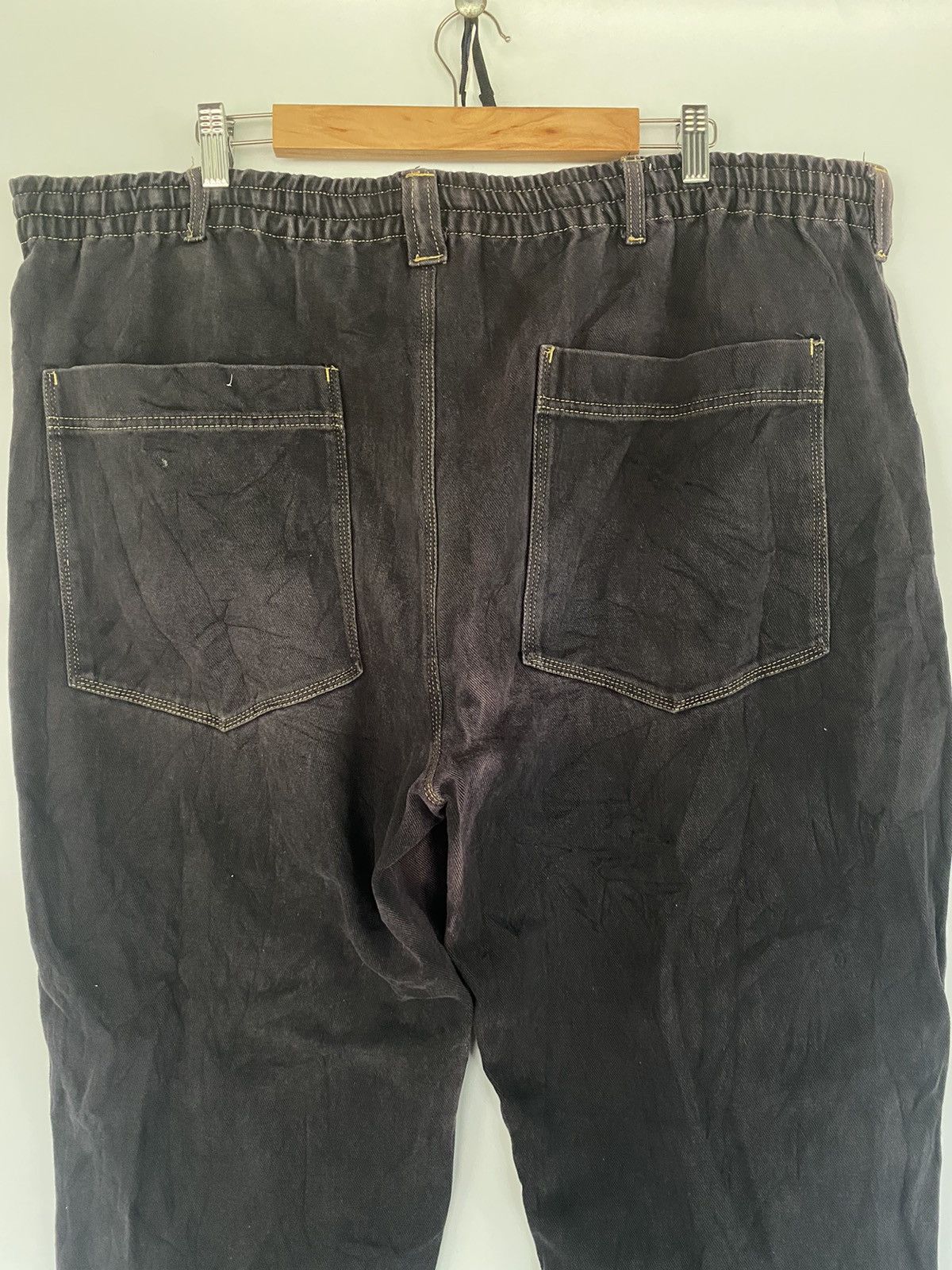 Japanese Brand Raton Laveur Loose Double knee Hip Hop Denim Pants Size US 44 / EU 60 - 5 Thumbnail