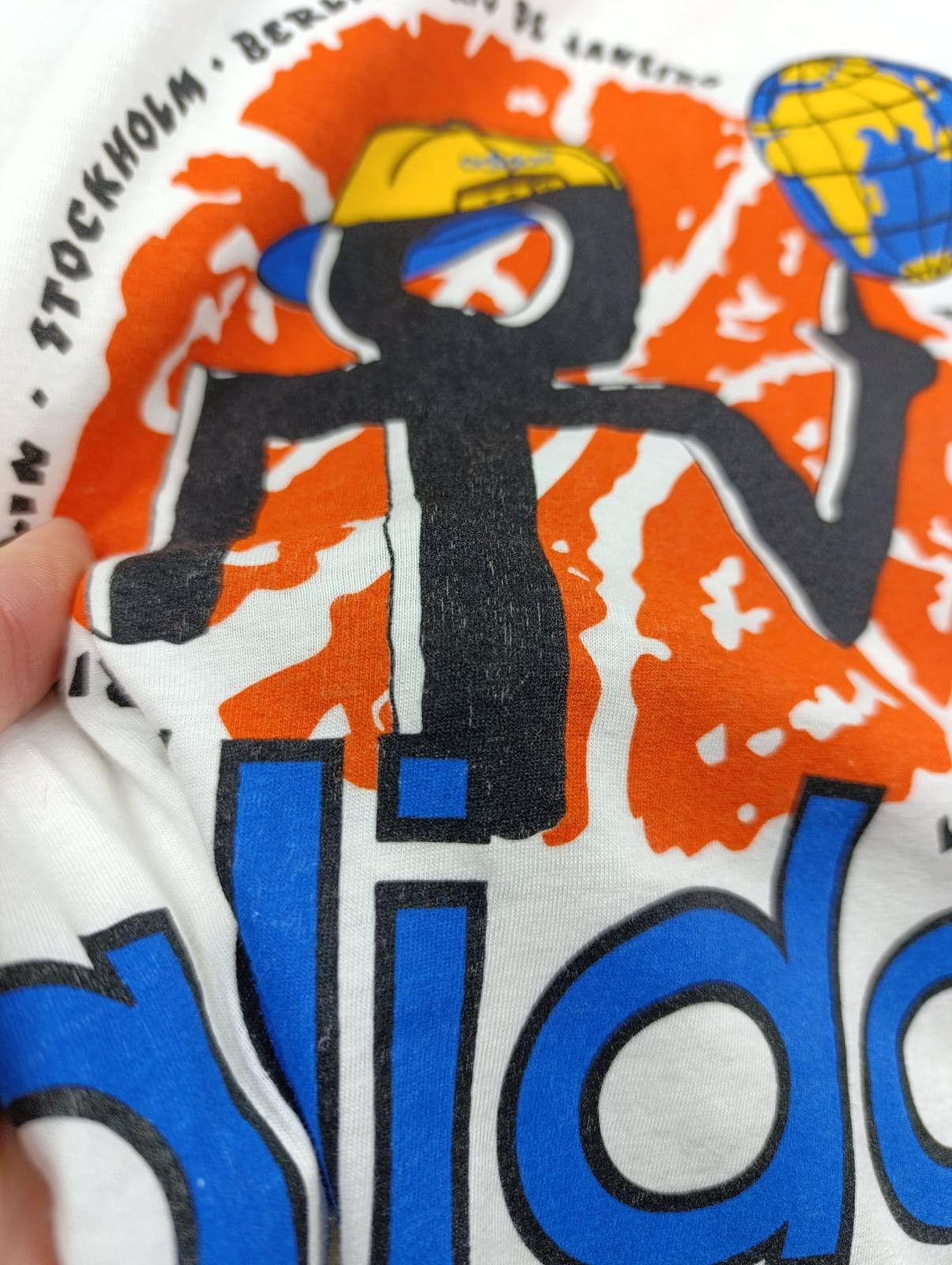 Adidas ADIDAS STREETBALL CHALLENGE 1995 VINTAGE BIG LOGO SHIRT Size US XL / EU 56 / 4 - 12 Thumbnail